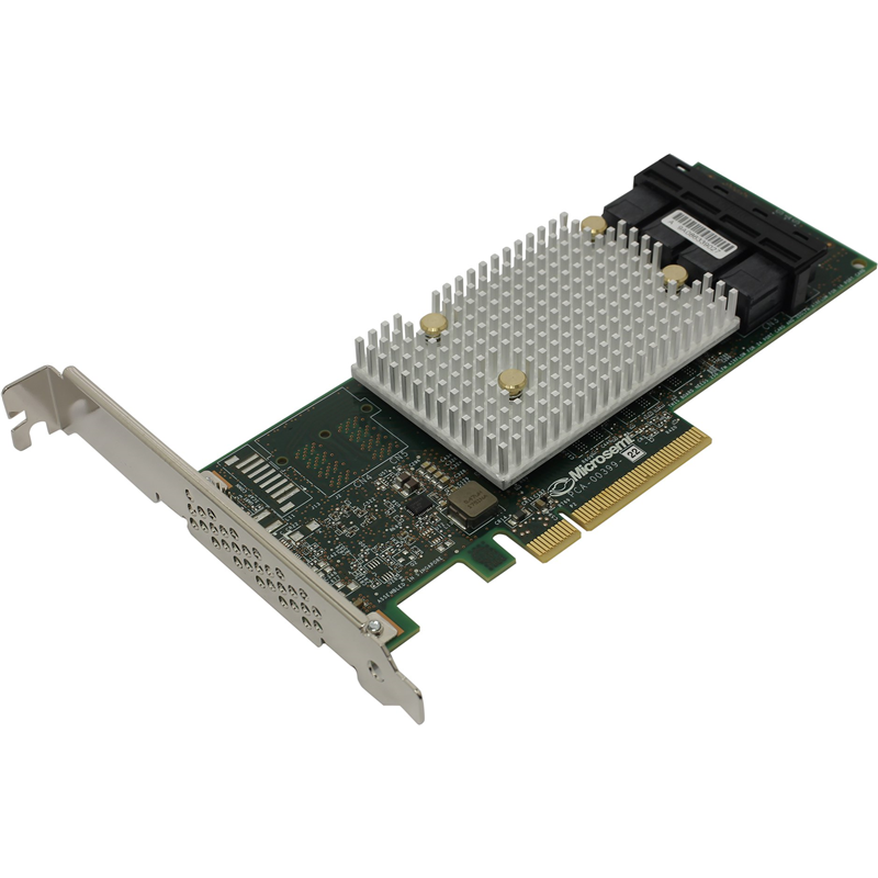 Microsemi Adaptec SmartHBA 2100-16i Single (16 internal ports,PCIe Gen3 ,x8,,RAID 0/1/10/5,,FlexConfig,)
